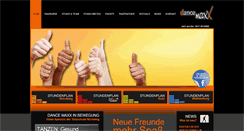 Desktop Screenshot of dance-maxx.de